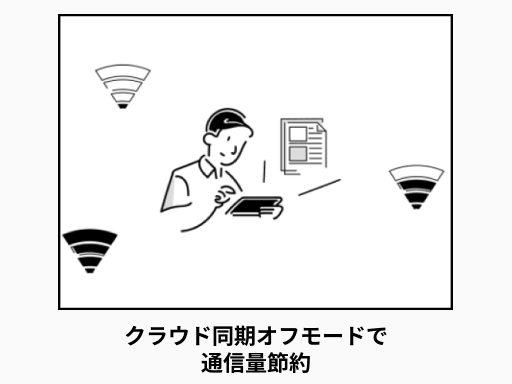 クラウド同期オフモード