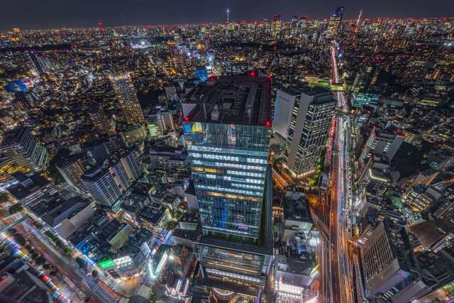 東京タワーからの夜景