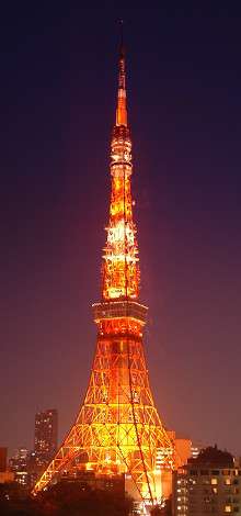 冬の東京タワー