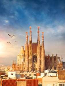 Sagrada Familia Cathedral in Barcelona