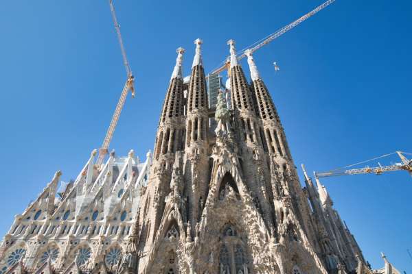 Sagrada Familia Cathedral in Barcelon