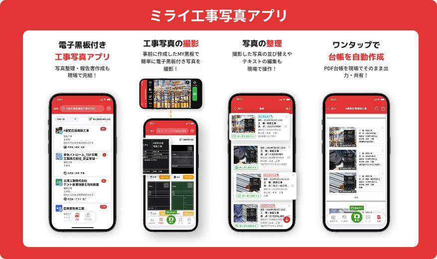 ミライ工事写真アプリ